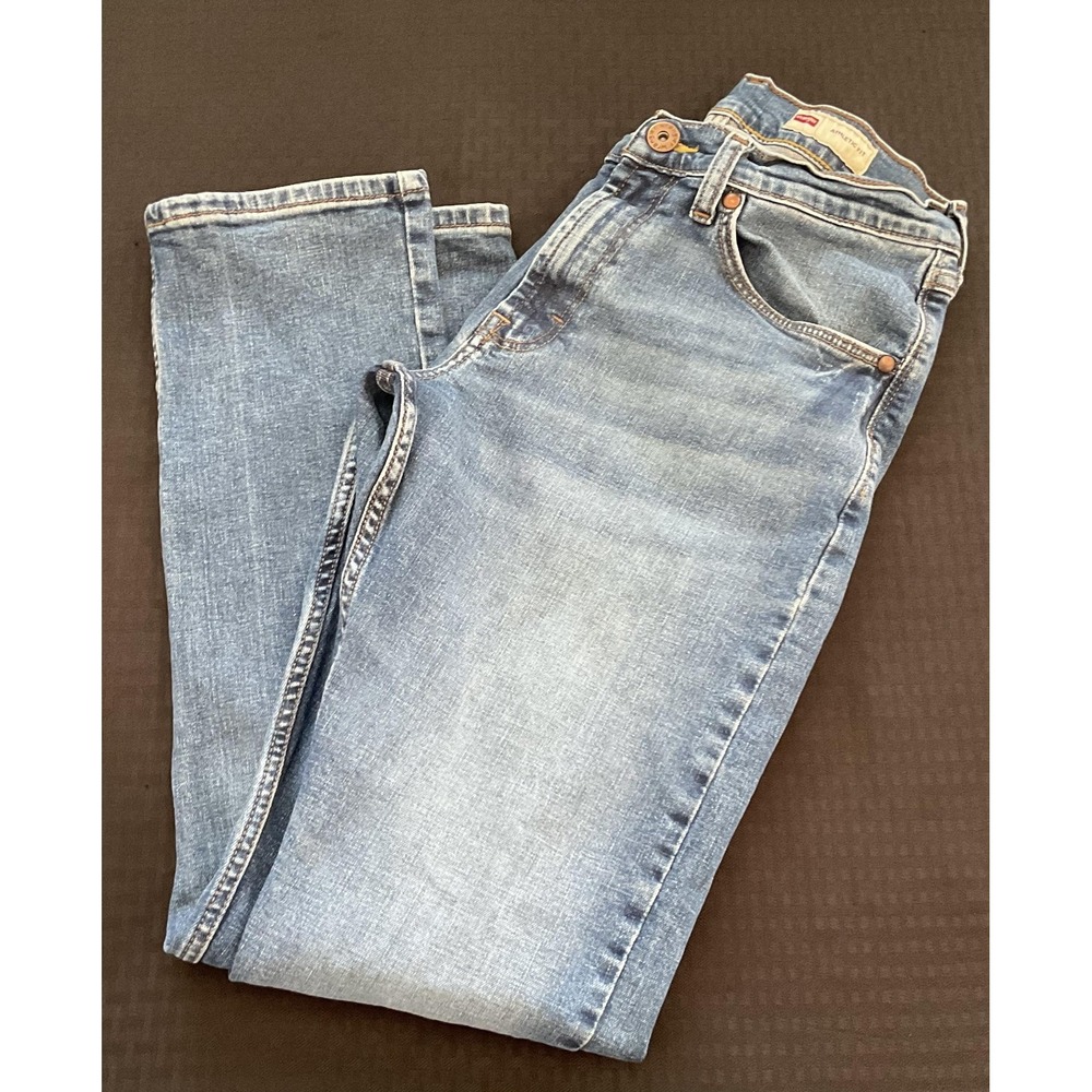Wrangler‎ Jeans Mens 26x30 Blue Athletic Fit Stretch Comfort Denim Medium Wash